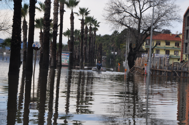 Köyceğiz Gölü taşkın