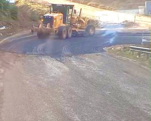 Giresun Kümbet Yayla Yolu’na Sıcak Asfalt Konforu Geldi