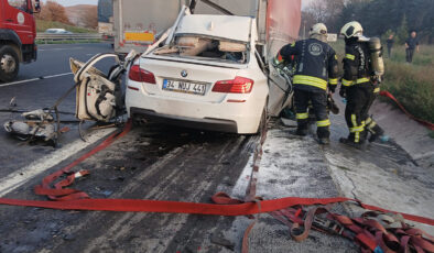 KUZEY MARMARA OTOYOLU GEBZE GEÇİŞİNDE DEHŞET ANLARI