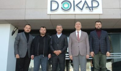 Başkan Cengiz Koçyiğit, DOKAP Başkanı Hakan Gültekin ile Mesudiye projelerini görüştü