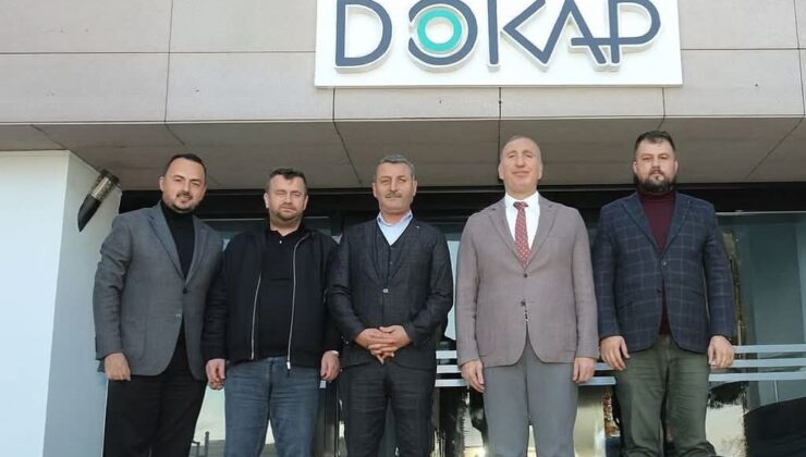 Başkan Cengiz Koçyiğit, DOKAP Başkanı Hakan Gültekin ile Mesudiye projelerini görüştü