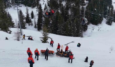 Ordu’daki kayak merkezinde gerçeğini aratmayan kurtarma tatbikatı