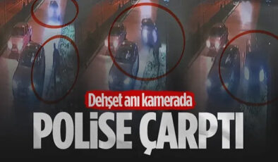 Samsun’da Dehşet Anları: “Dur” İhtarına Uymayan Otomobil Yunus Polisine Çarptı