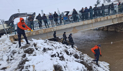 Şanlıurfa’da sulama kanalına düşen araçtan acı haber