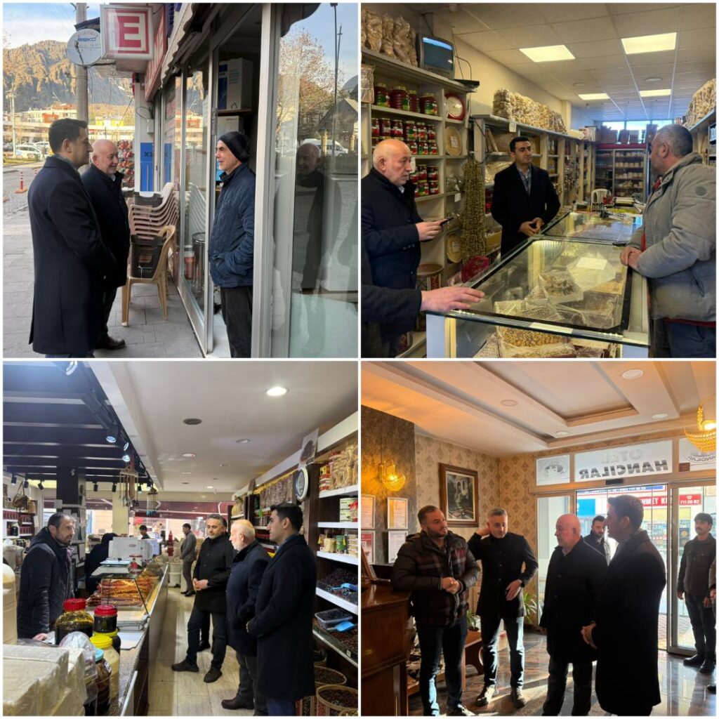 Şebinkarahisar esnaf ziyareti