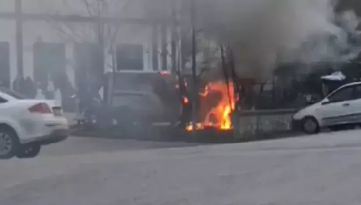 Şile’de seyir halindeki otomobilde korkutan yangın