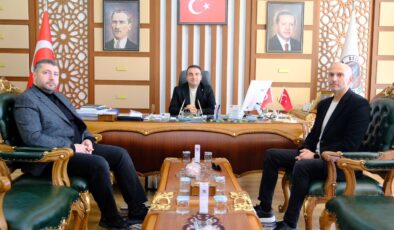 Şiran Belediye Başkanı Baki Kara Önemli Konuklarını Makamında Ağırladı