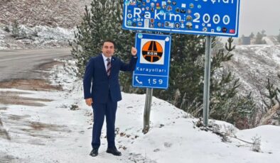 Şiran’da Kartpostal Manzarası: Tersun Dağı Karla Kaplandı