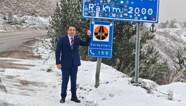 Şiran’da Kartpostal Manzarası: Tersun Dağı Karla Kaplandı