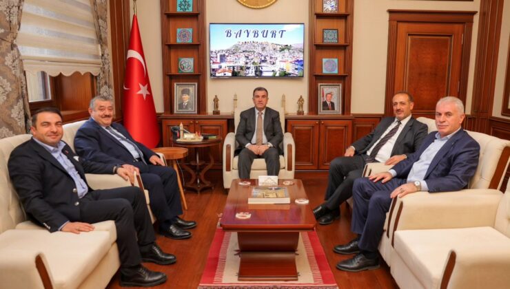 Şiran ve Kelkit Başkanlarından Bayburt’ta Ziyaretler Zinciri