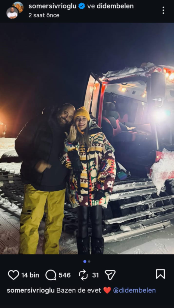 Somer Sivrioğlu evlenme teklifi