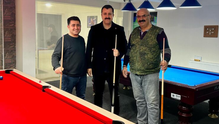 Başkan Kayaoğlu’ndan Suşehri Bilardo Spor Kulübü’ne Ziyaret