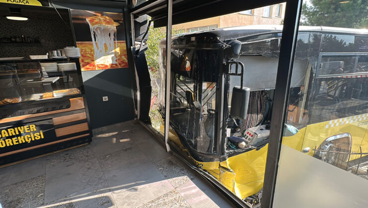 Üsküdar’da İETT Otobüsü Börekçiye Daldı: 4 Yaralı
