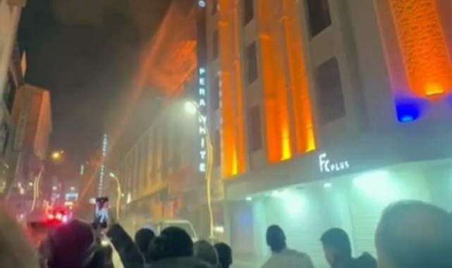 Van otel restoran yangını