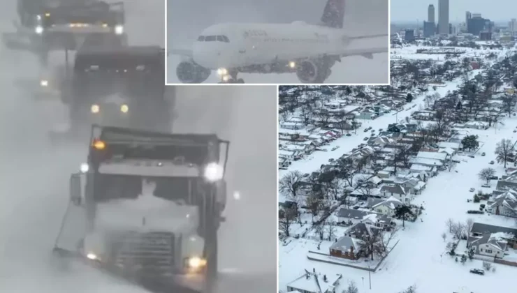 ABD’yi Felç Eden Kar Fırtınası Hayatı Durma Noktasına Getirdi