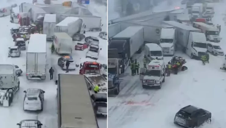 ABD ve Kanada’da kar fırtınası yolları felç etti