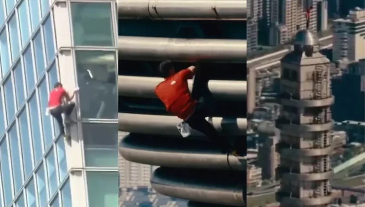 Alex Honnold’dan Nefes Kesen Tırmanış! 508 Metrelik Gökdelene İpsiz Ulaştı