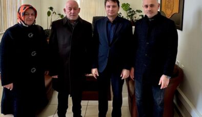 Belediye Başkanı Ömer Şentürk’ten İlçeye Atanan Hâkim Batuhan Akbulut’a Ziyaret