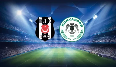 Beşiktaş’ın Konyaspor maçında ilk 11’i şaşırttı, genç isim sahaya çıkıyor