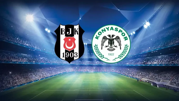 Beşiktaş’ın Konyaspor maçında ilk 11’i şaşırttı, genç isim sahaya çıkıyor