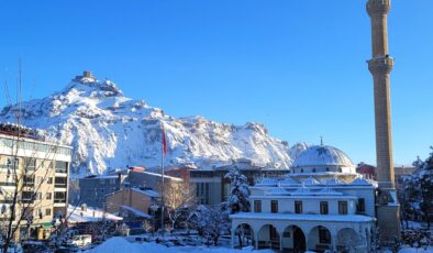 Çamoluk’ta kar manzaraları kartpostalları aratmadı