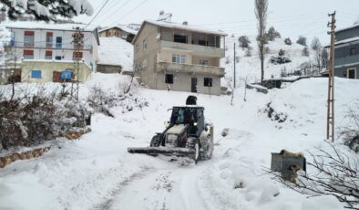 Camoluk’ta yoğun kar mesaisi: Belediye ekipleri sahada çalışmalarını sürdürüyor