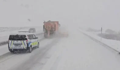 Erzincan’da kar yağışı etkisini artırdı, yüksek geçitlerde ulaşım zorlaştı