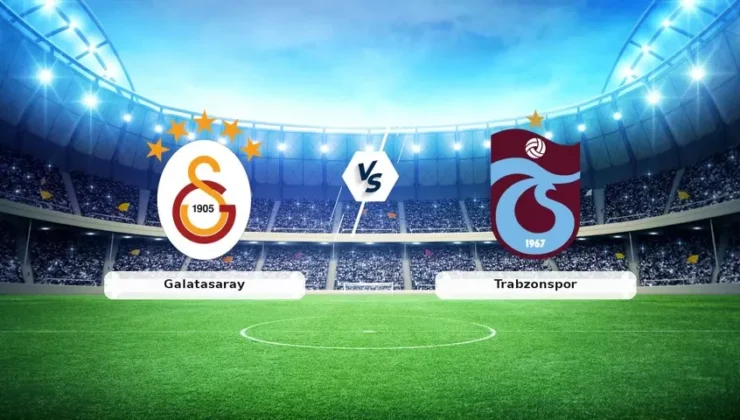 Galatasaray ile Trabzonspor Süper Kupa Finali İçin Sahada