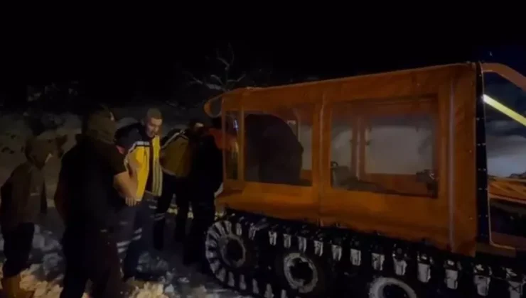 Gaziantep’te Zorlu Hava Koşullarında Hayat Kurtaran Müdahale