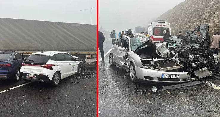 Gaziantep-Şanlıurfa Otoyolunda Feci Kaza