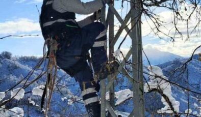 Giresun’da Kar Alarmı: Enerji Ekipleri Zorlu Şartlara Rağmen Sahada