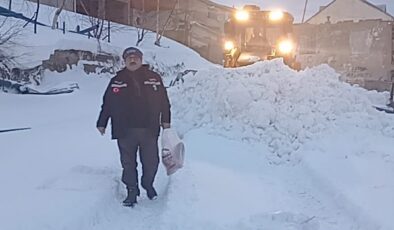 Kar Altındaki Giresun Yaylalarında Sahipsiz Hayvanlar İçin Seferberlik
