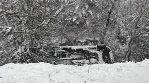 Gümüşhane Torul’da Ambulans Kaza Yaptı