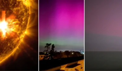 Güneş’teki Güçlü Patlama Sonrası Aurora Işıkları Avustralya’dan Görüntülendi