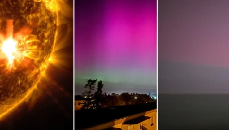 Güneş’teki Güçlü Patlama Sonrası Aurora Işıkları Avustralya’dan Görüntülendi