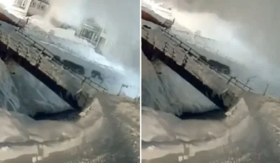 Hindistan’da Çığ Felaketi Kamerada: Kar Kütlesi Evleri Saniyeler İçinde Yuttu