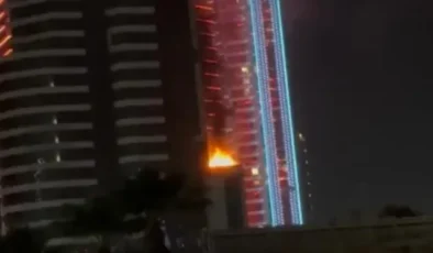 İzmir Konak’ta Lüks Yapıda Yangın Paniği: Alevler Korkuttu
