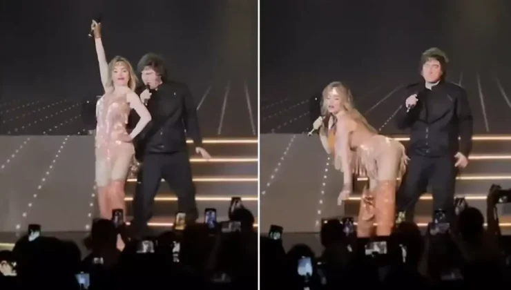 Arjantin Devlet Başkanı Milei Sahneye Çıktı