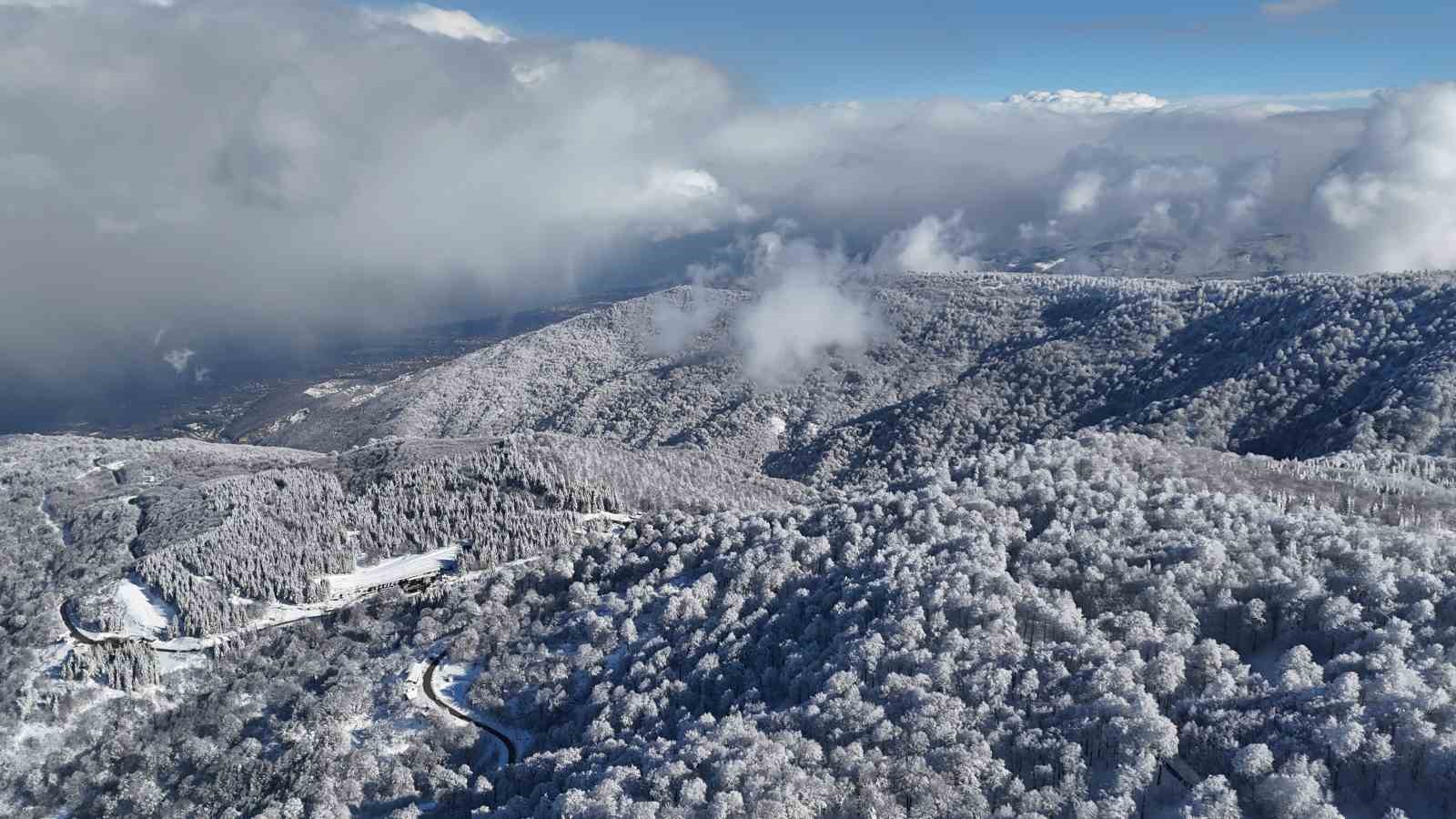 Kartepe kar manzarası