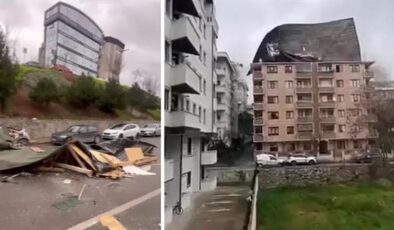 Kocaeli’de Şiddetli Fırtına Hayatı Felç Etti: Çok Sayıda Çatı Uçtu