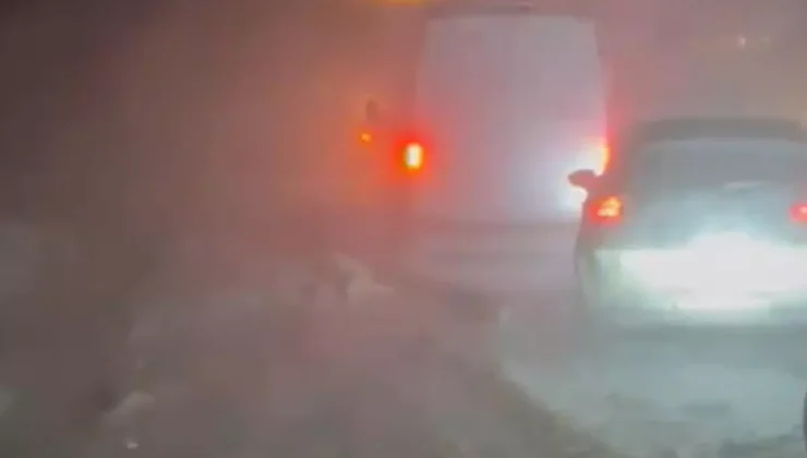 Kop Dağı Geçidi’nde kar ve tipi ulaşımı durma noktasına getirdi