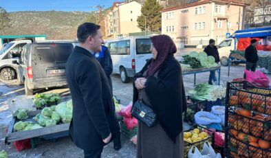 Başkan Karakullukcu’dan Pazar Ziyareti: Esnafla Yakın Temas
