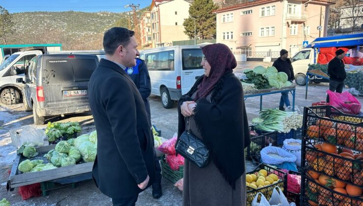 Başkan Karakullukcu’dan Pazar Ziyareti: Esnafla Yakın Temas