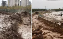 Mersin’de Şiddetli Yağış Sele Dönüştü: Dereler Taştı, Araçlar Sulara Kapıldı