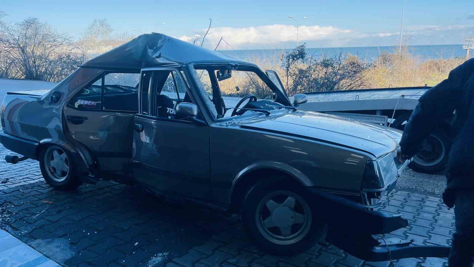 Ordu’da buzlanma kazası