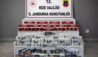 Rize Pazar’da Kaçak Sigara Operasyonu: Binlerce Paket Ele Geçirildi