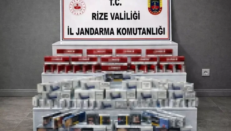 Rize Pazar’da Kaçak Sigara Operasyonu: Binlerce Paket Ele Geçirildi