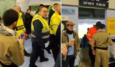 Şampiyonlar Ligi’nde Sahaya Giren Şahısların Stada Giriş Anları Ortaya Çıktı