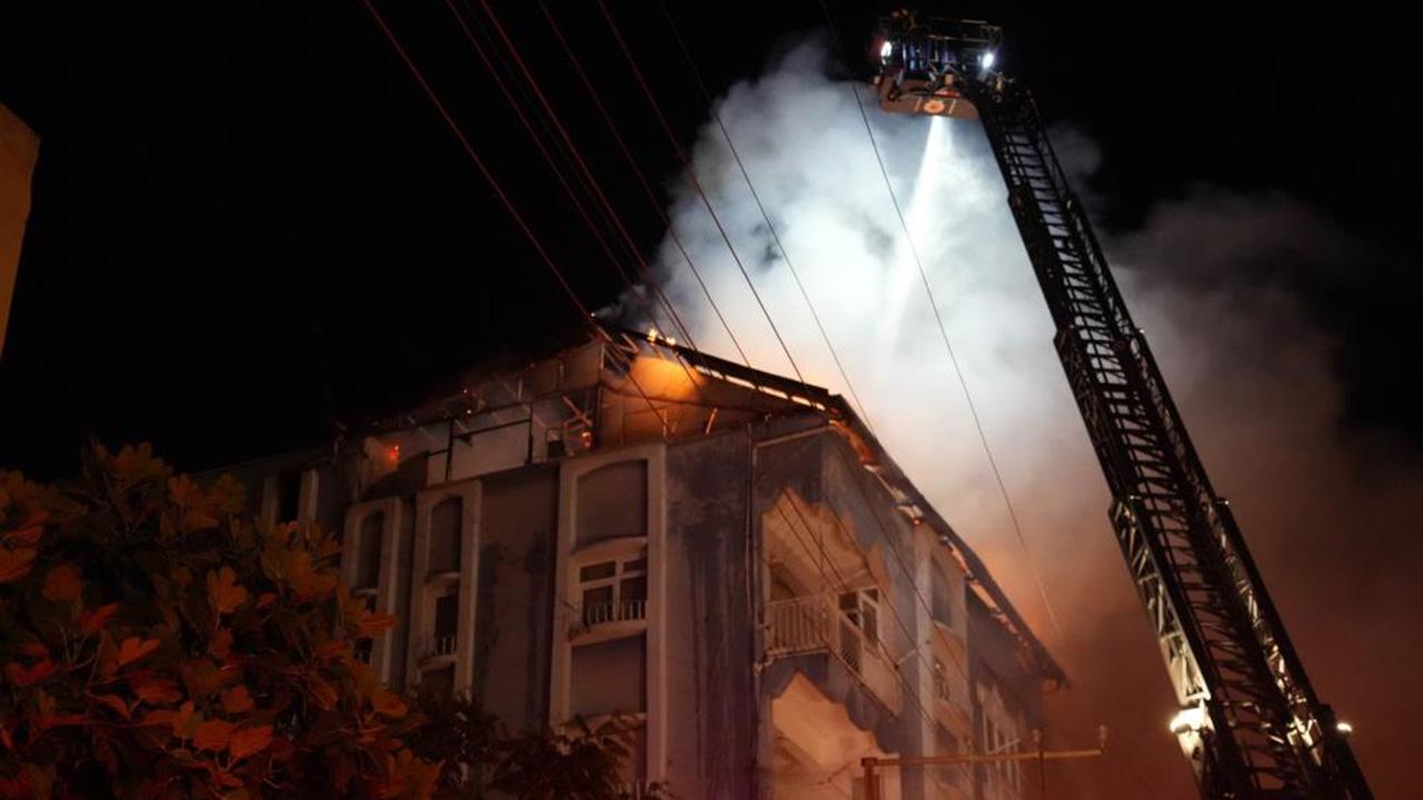 Samsun bina yangını