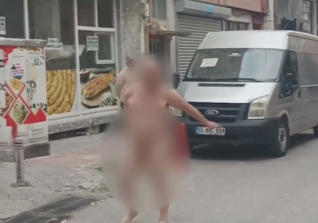 Samsun çıplak şahıs olayı